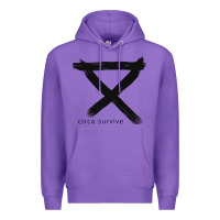 Purple CIRCA SURVIVE Premium Hoodie - artisFamous