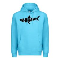 Ocean Blue shark week Premium Hoodie - artisFamous