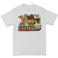 Dove Grey Happy Easter Premium Tee - LillyAllenDesigns