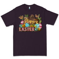 Plum Happy Easter Premium Tee - LillyAllenDesigns