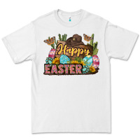 White Happy Easter Premium Tee - LillyAllenDesigns