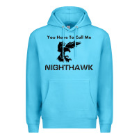 Ocean Blue you have call me nighthawk Premium Hoodie - artisFamous