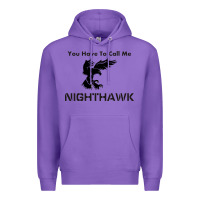 Purple you have call me nighthawk Premium Hoodie - artisFamous