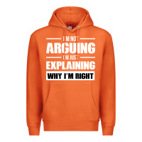 Carrot I'M NOT ARGUING I'M JUST EXPLAINING WHY I'M RIGHT FUNNY Premium Hoodie - artisFamous