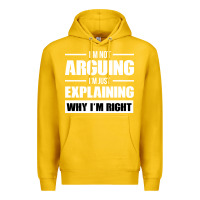 Lemon I'M NOT ARGUING I'M JUST EXPLAINING WHY I'M RIGHT FUNNY Premium Hoodie - artisFamous
