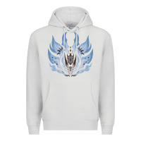 Dove Grey chaotic xeno'jiiva Premium Hoodie - artisFamous