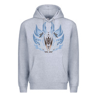 Heather Grey chaotic xeno'jiiva Premium Hoodie - artisFamous