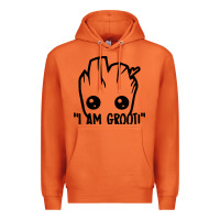 Carrot baby groot Premium Hoodie - artisFamous