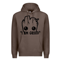 Coffee baby groot Premium Hoodie - artisFamous
