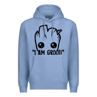 Colony Blue baby groot Premium Hoodie - artisFamous
