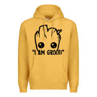 Mustard baby groot Premium Hoodie - artisFamous