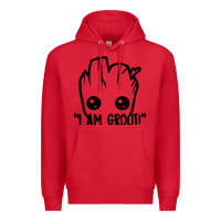 Red baby groot Premium Hoodie - artisFamous
