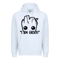 White baby groot Premium Hoodie - artisFamous