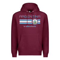 Burgundy soccer argentina jersey argentinian football la albiceleste Premium Hoodie - artisFamous