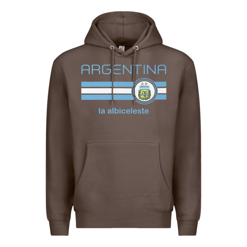 Soccer Argentina Jersey Argentinian Football La Albiceleste Premium Hoodie by artisFamous | Teevron