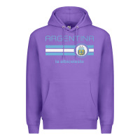 Purple soccer argentina jersey argentinian football la albiceleste Premium Hoodie - artisFamous
