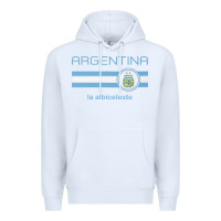White soccer argentina jersey argentinian football la albiceleste Premium Hoodie - artisFamous
