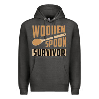 Charcoal Heather wooden spoon survivor Premium Hoodie - artisFamous