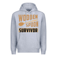 Heather Grey wooden spoon survivor Premium Hoodie - artisFamous