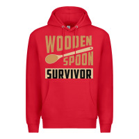 Red wooden spoon survivor Premium Hoodie - artisFamous