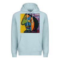 Blue Mist picasso original Premium Hoodie - artisFamous