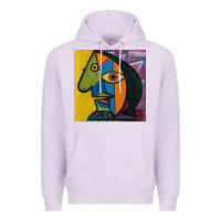 Lilac picasso original Premium Hoodie - artisFamous