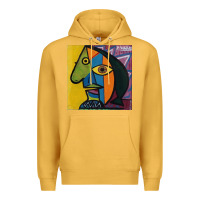 Mustard picasso original Premium Hoodie - artisFamous