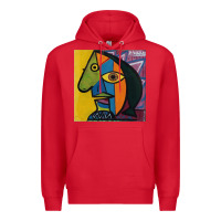 Red picasso original Premium Hoodie - artisFamous