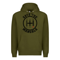 Army Green save the manuals (black) Premium Hoodie - artisFamous