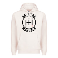 Save The Manuals (black) Premium Hoodie | Teevron