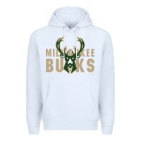 White Milkwaukee Bucks Premium Hoodie - artisFamous