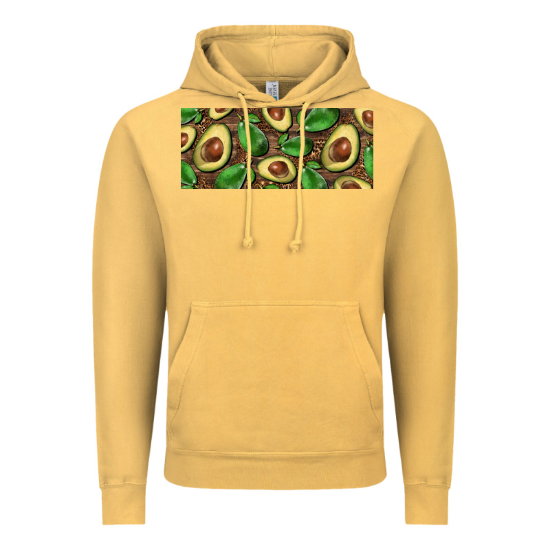 Avocados With Wood And Leopard Background 15 Oz Mug Vintage Hoodie by BarkalooDesign | Teevron