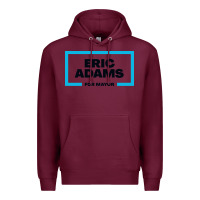 Burgundy Eric Adams for mayor Premium Hoodie - artisFamous