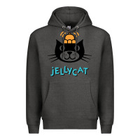 Charcoal Heather jelly cat Premium Hoodie - artisFamous