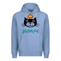 Colony Blue jelly cat Premium Hoodie - artisFamous