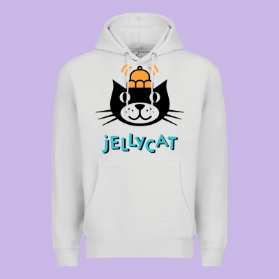 Jelly Cat Premium Hoodie Designed By Artisfamous
