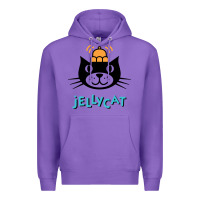 Purple jelly cat Premium Hoodie - artisFamous