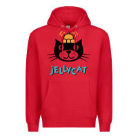 Red jelly cat Premium Hoodie - artisFamous