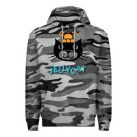 Slate Camo jelly cat Premium Hoodie - artisFamous