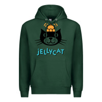 Sports Green jelly cat Premium Hoodie - artisFamous