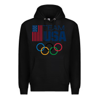 Black usa team Premium Hoodie - artisFamous