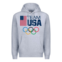 Heather Grey usa team Premium Hoodie - artisFamous