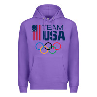 Purple usa team Premium Hoodie - artisFamous