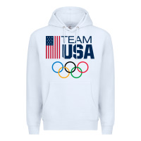 White usa team Premium Hoodie - artisFamous