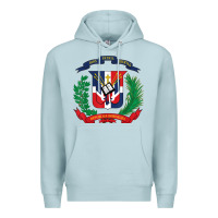 Blue Mist dominican republic flag national emblem republica dominicana t shirt Premium Hoodie - artisFamous