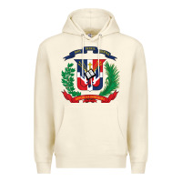 Sandshell dominican republic flag national emblem republica dominicana t shirt Premium Hoodie - artisFamous