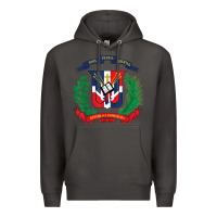 Dominican Republic Flag National Emblem Republica Dominicana T Shirt Premium Hoodie | Teevron