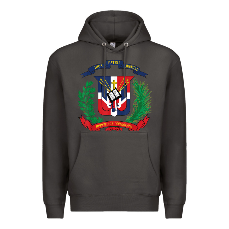 Dominican Republic Flag National Emblem Republica Dominicana T Shirt Premium Hoodie by artisFamous | Teevron