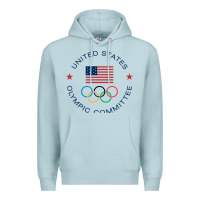 Blue Mist Olympic Rings Premium Hoodie - artisFamous