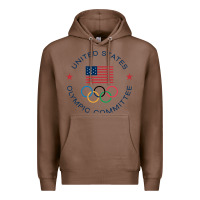 Chestnut Olympic Rings Premium Hoodie - artisFamous